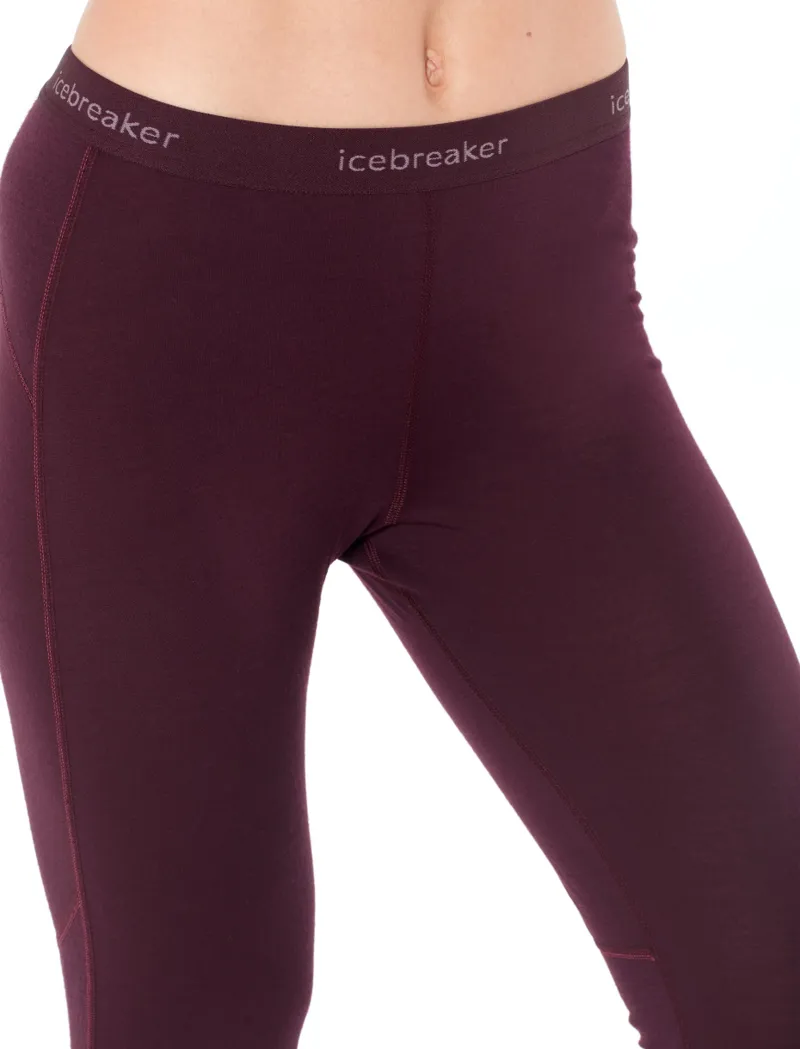Icebreaker Womens 150 Zone Leggings Velvet/Prism-3