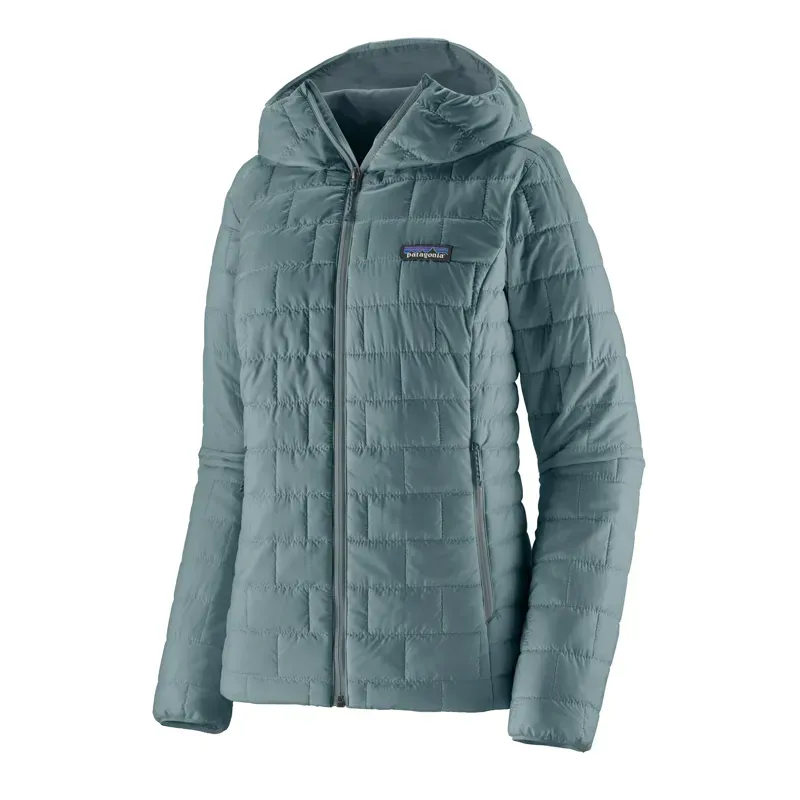 Patagonia Women's Nano Puff Hoody in Blue Sage