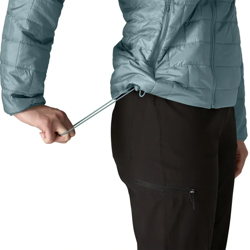 Patagonia Women's Nano Puff Hoody in Blue Sage-8