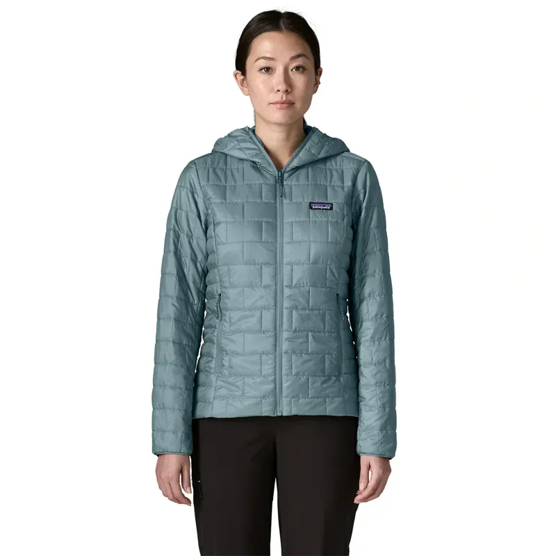 Patagonia Women's Nano Puff Hoody in Blue Sage-1