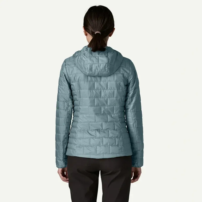 Patagonia Women's Nano Puff Hoody in Blue Sage-2