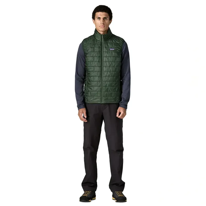 Patagonia Nano Puff Vest in Treeline Green-3