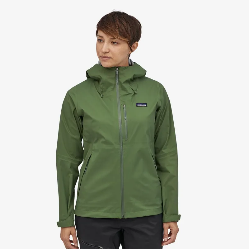 Patagonia Womens Rainshadow Waterproof Jacket Camp Green