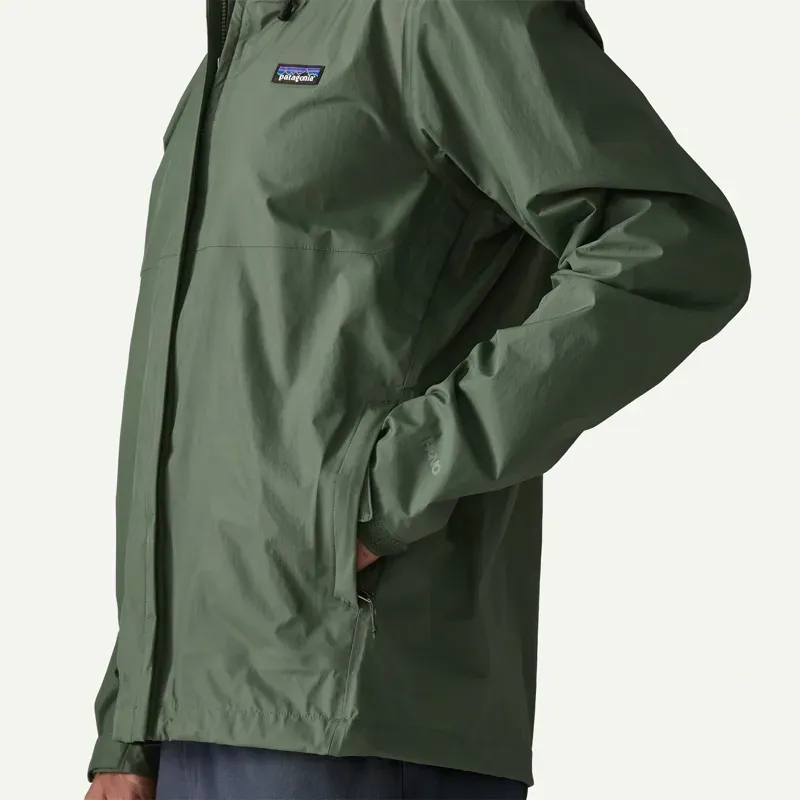 Patagonia Torrentshell 3L Rain Jacket in Canopy Green-4