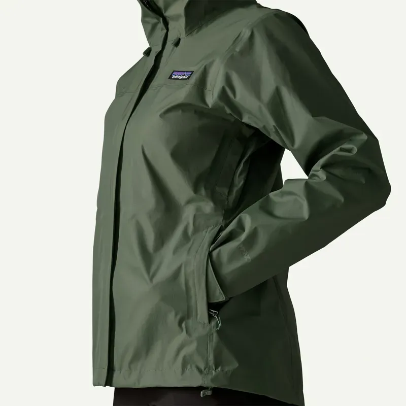 Patagonia Women's Torrentshell 3L Rain Jacket in Canopy Green-4