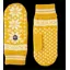Hestra Isvik Mitt Mustard/Off-White