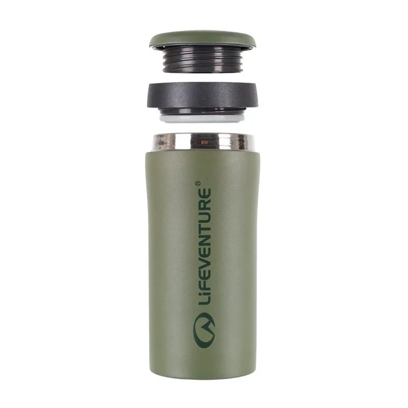Lifeventure Thermal Mug .33L Matt Khaki-1
