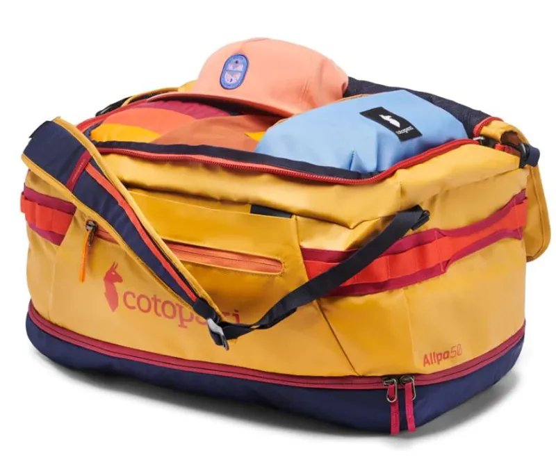 Cotopaxi Allpa Duo 50L Duffel Bag Amber