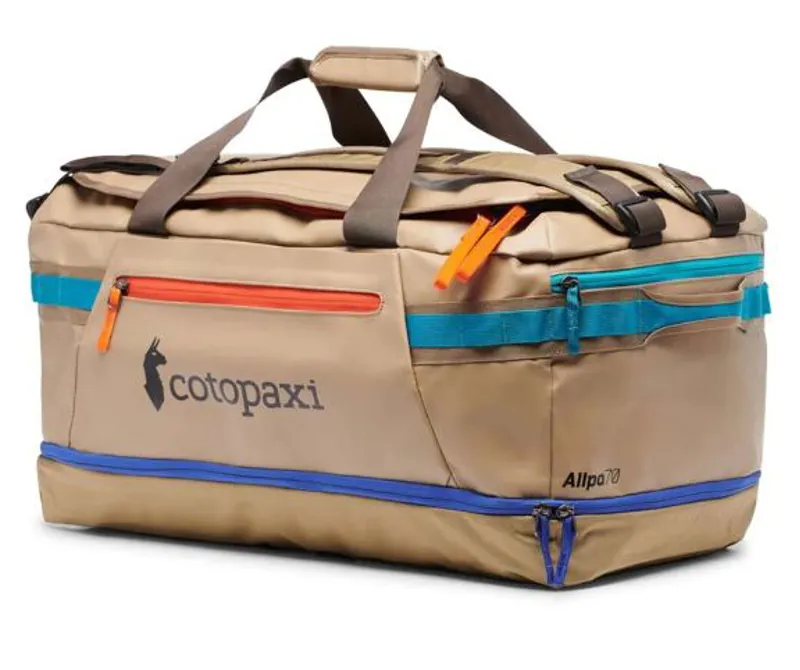 cotopaxi allpa duffel Getaway 55L Duffle The Cotopaxi Allpa Getaway 55L Duffel Bag is a durable duffel for going away for the long weekend Cotopaxi Allpa Getaway 70L Duffel