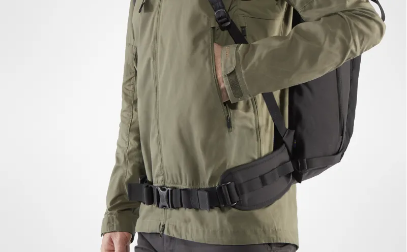 Fjällräven Mens Abisko Lite Trekking Jacket Ember Orange-Super Grey-6