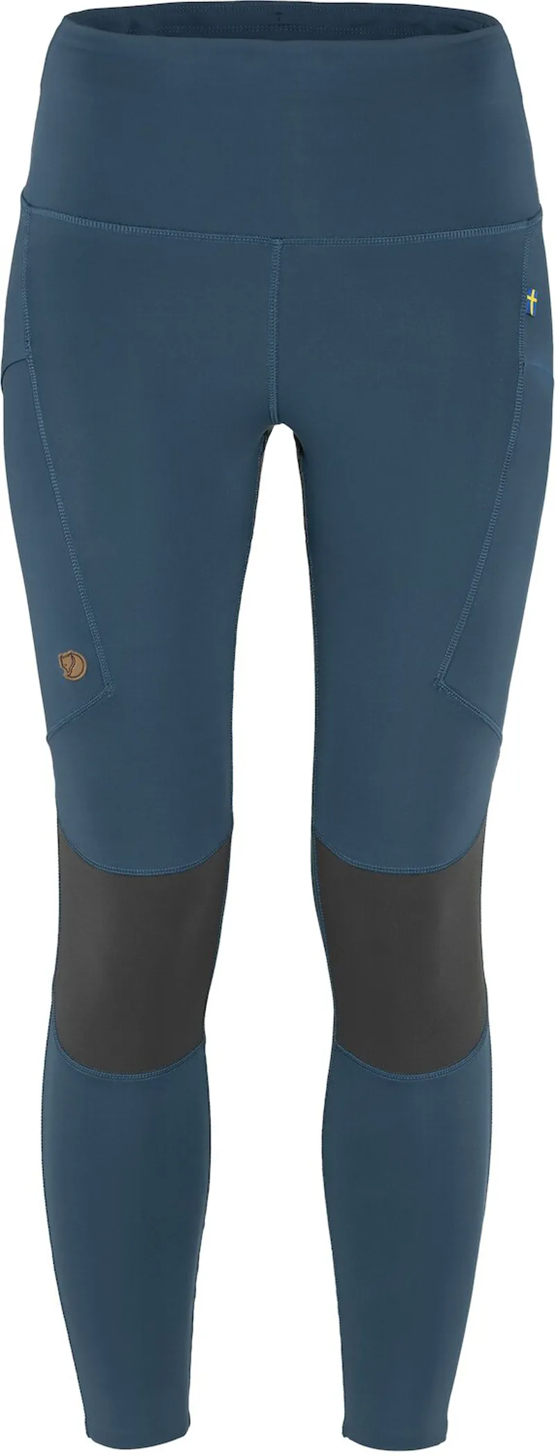 Fjallraven Womens Abisko Pro Trekking Tights in Indigo Blue-Iron Grey