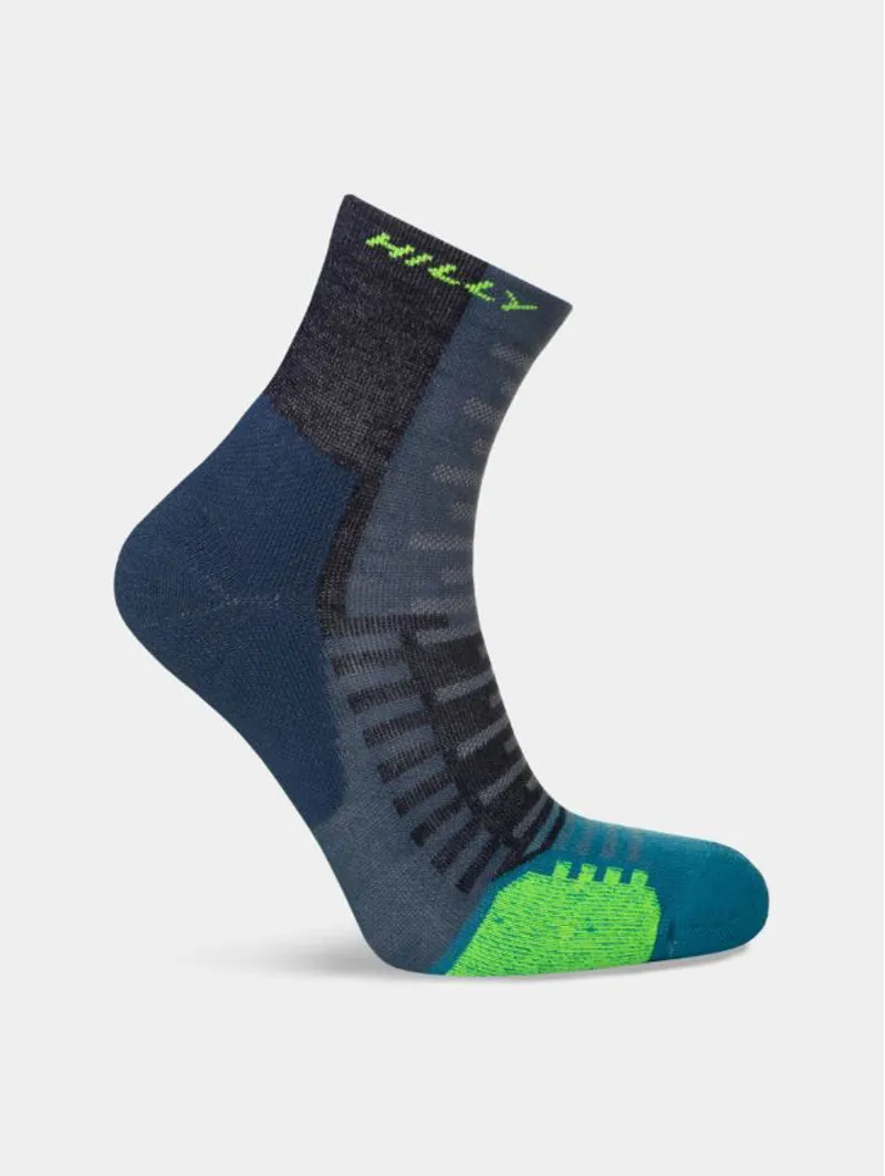 Hilly Men's Active Anklet Sock Denim/Teal