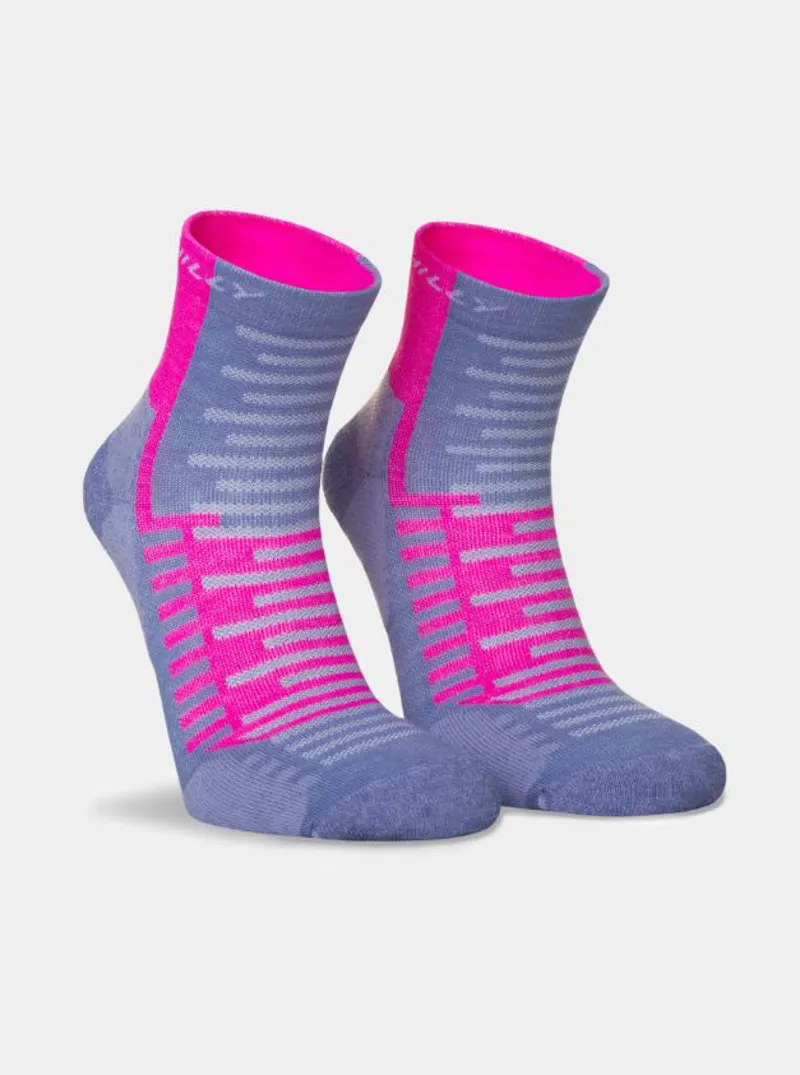 Hilly Women's Active Anklet Sock Lilac/Pink-1