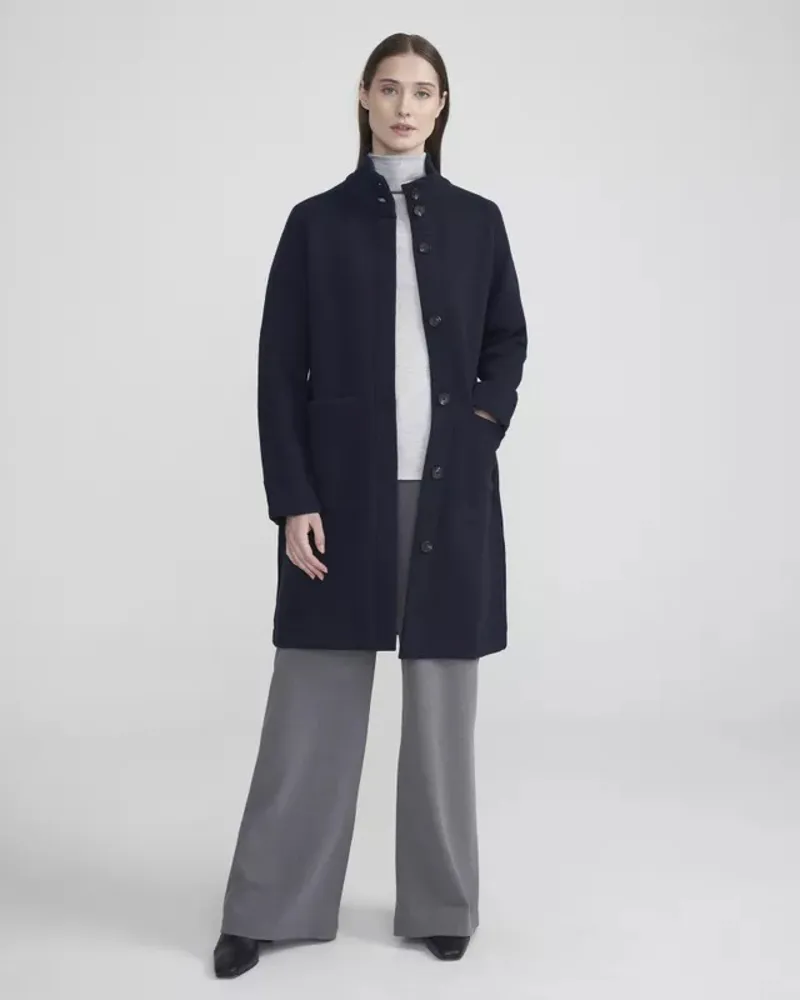 Holebrook Womens Tilda Coat Navy Mel.-1