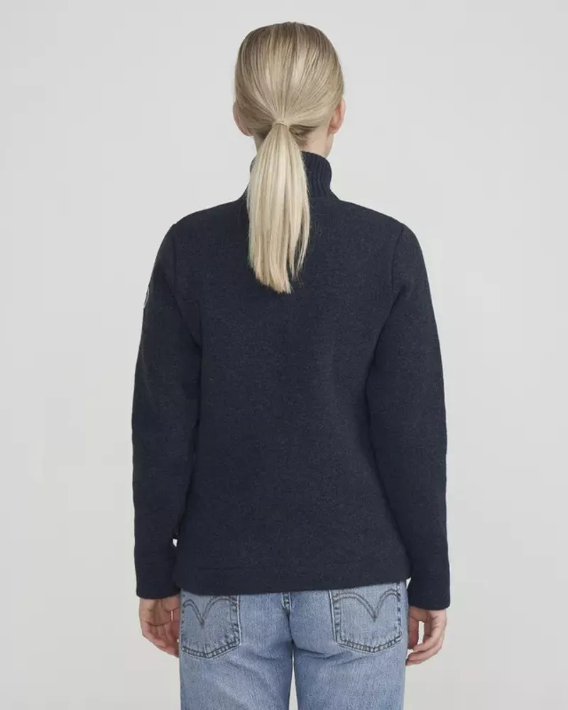 Holebrook Womens Claire Fullzip Windproof Sweater Chambray-2