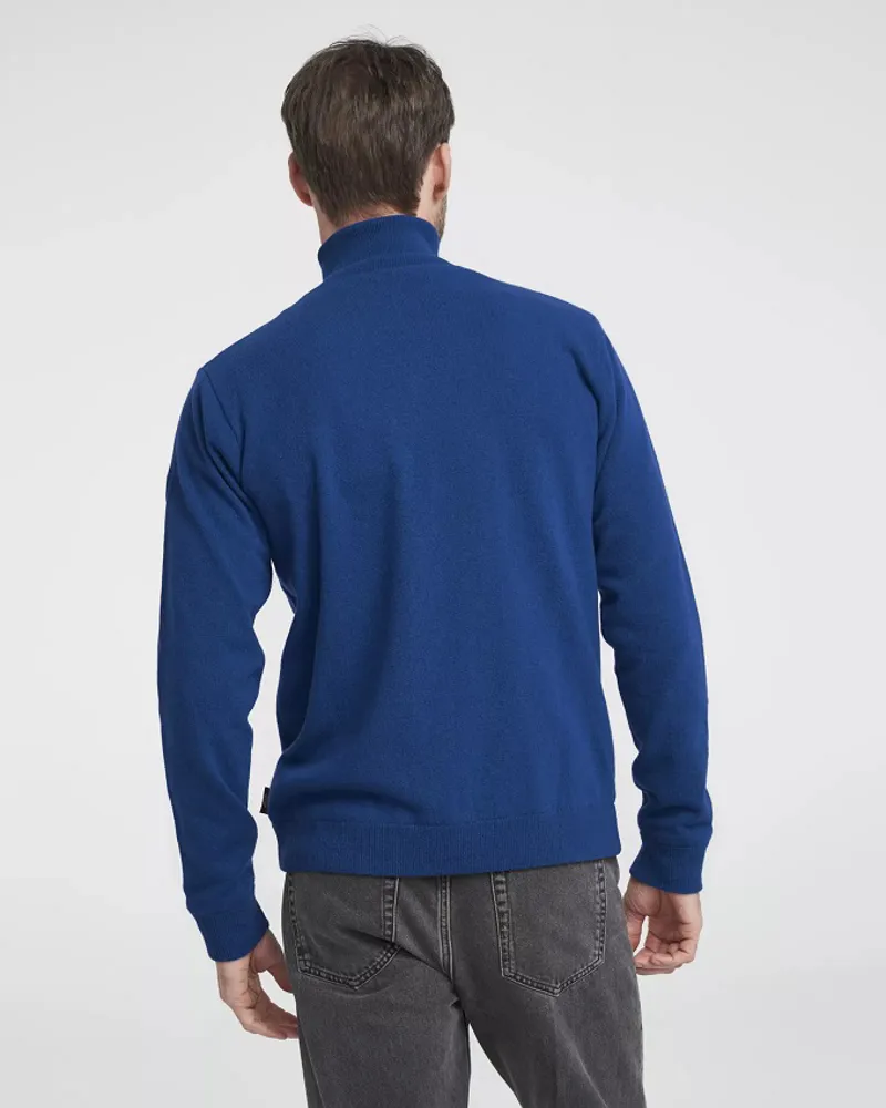 Holebrook Mens Stellan T-neck Wind Proof  Sweater Dark Royal-2