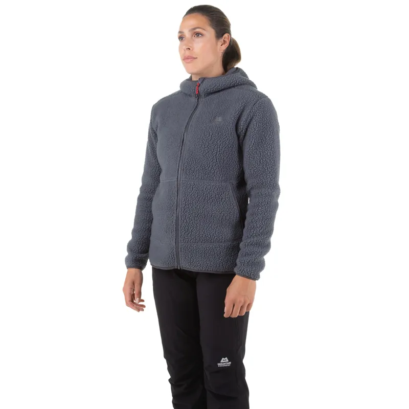 Mountain Equipment Women's Moreno Hooded Jacket in Flint Grey-2