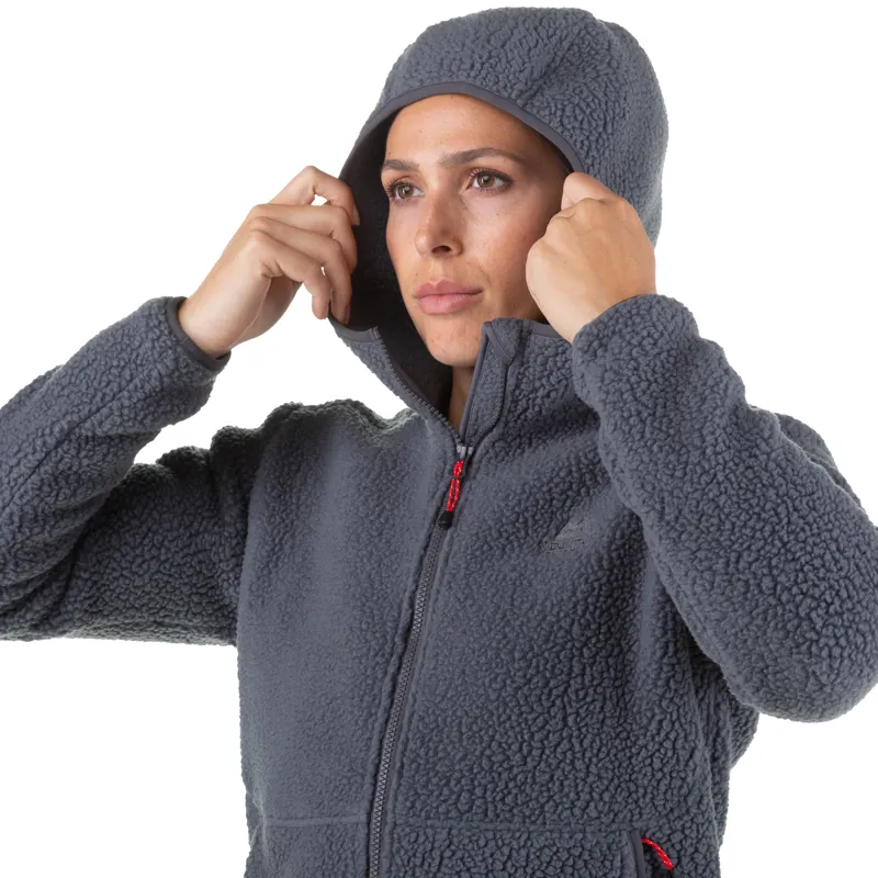Mountain Equipment Women's Moreno Hooded Jacket in Flint Grey-4
