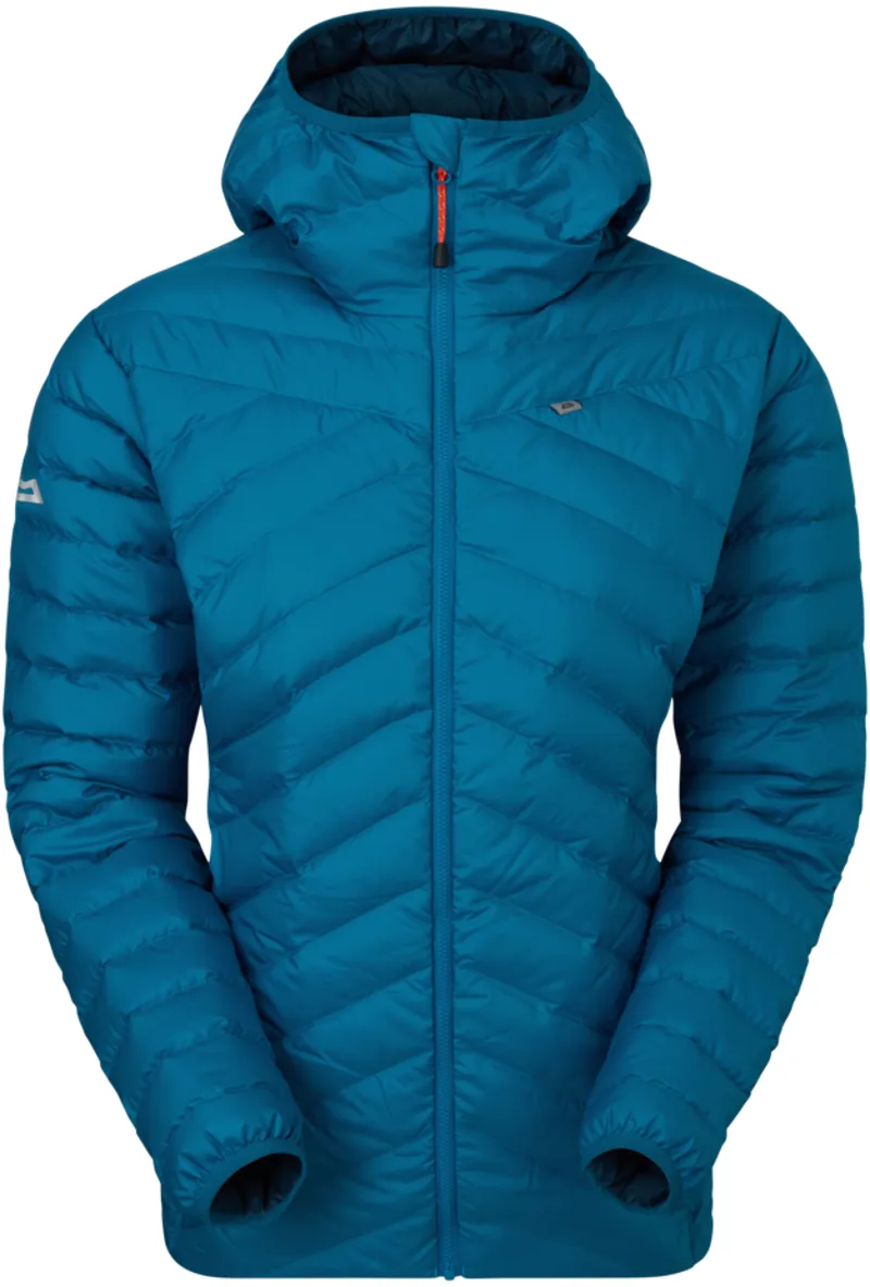Mountain Equipment Women's Earthrise Hooded Jacket in Mykos Blue