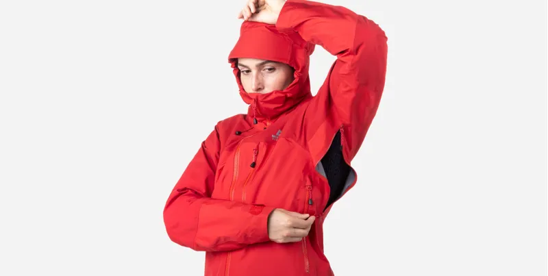 Mountain Equipment Womens Manaslu GORE-TEX Pro Jacket Imperial Red/Crimson-4