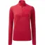Mountain Equipment Lumiko Womens Zip Light Fleece in Capsicum Red