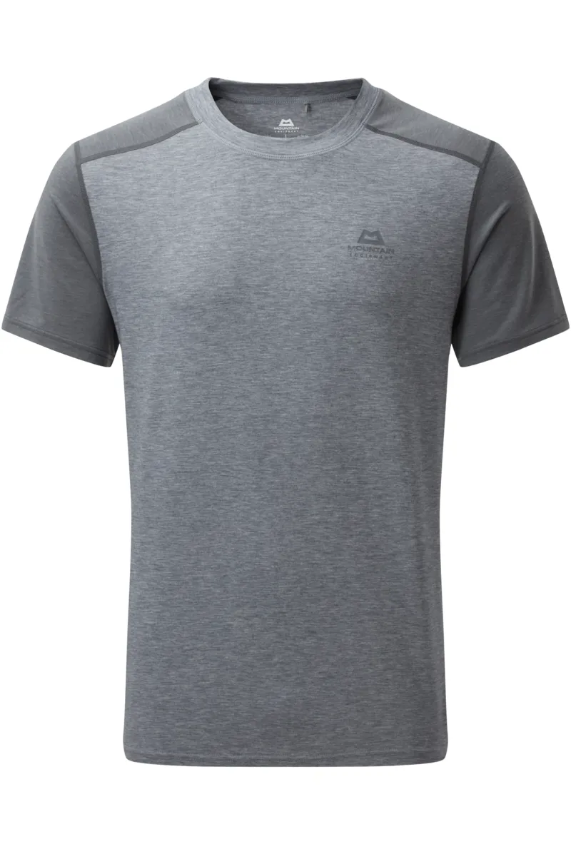 Mountain Equipment Headpoint Block T-Shirt in MarlGrey/Flint
