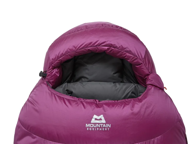 Mountain Equipment Glacier 700 Womens Regular Sleeping Bag in Foxglove-5