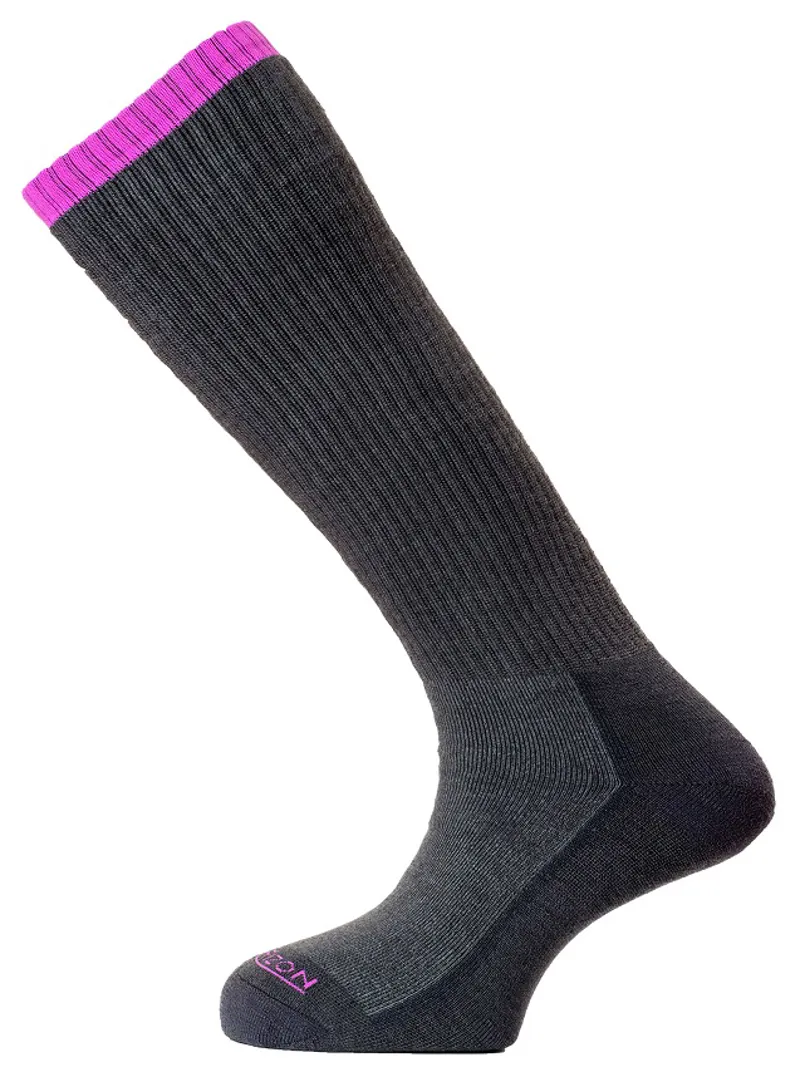 Horizon Mountaineer Sock Graphite Marl/Raspberry