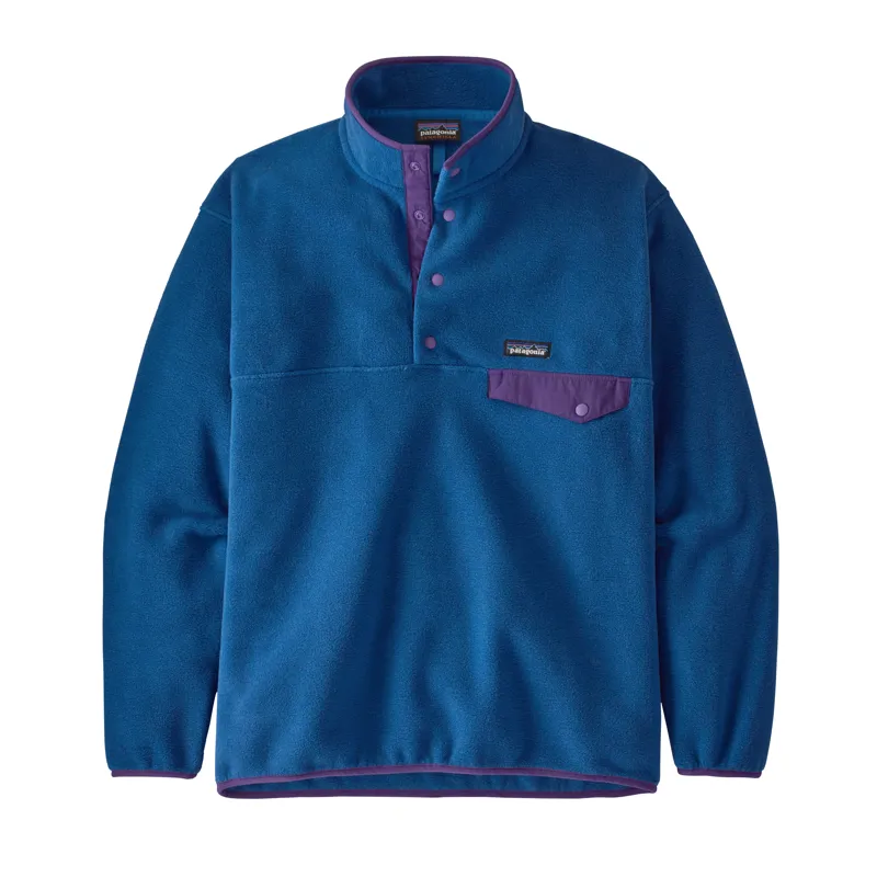 Patagonia Mens Synchilla Snap T Pullover Superior Blue