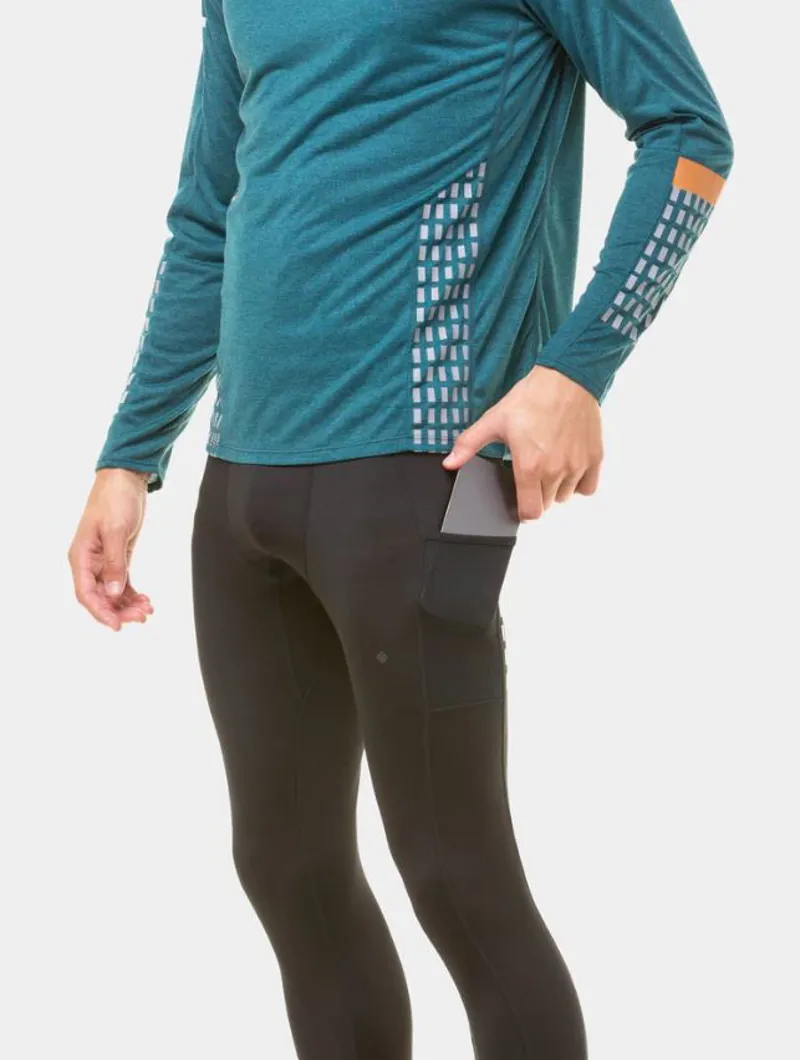 Ronhill M's Tech Afterhours Tight Black/Charcoal/Rflct-3