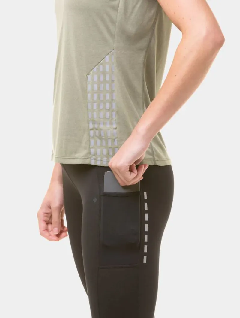 Ronhill Women's Tech Afterhours Tight Black/Charcoal/Rflct-4