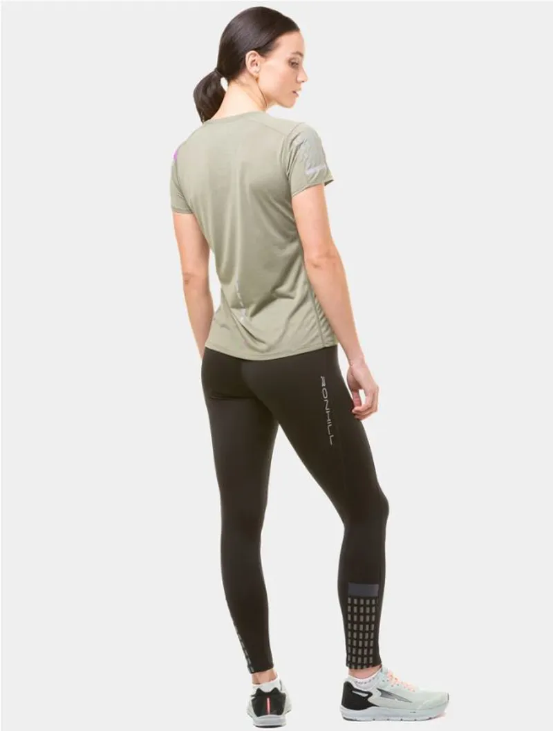 Ronhill Women's Tech Afterhours Tight Black/Charcoal/Rflct-3