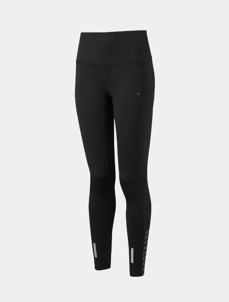 Ronhill Women's Tech Afterhours Tight Black/Charcoal/Rflct