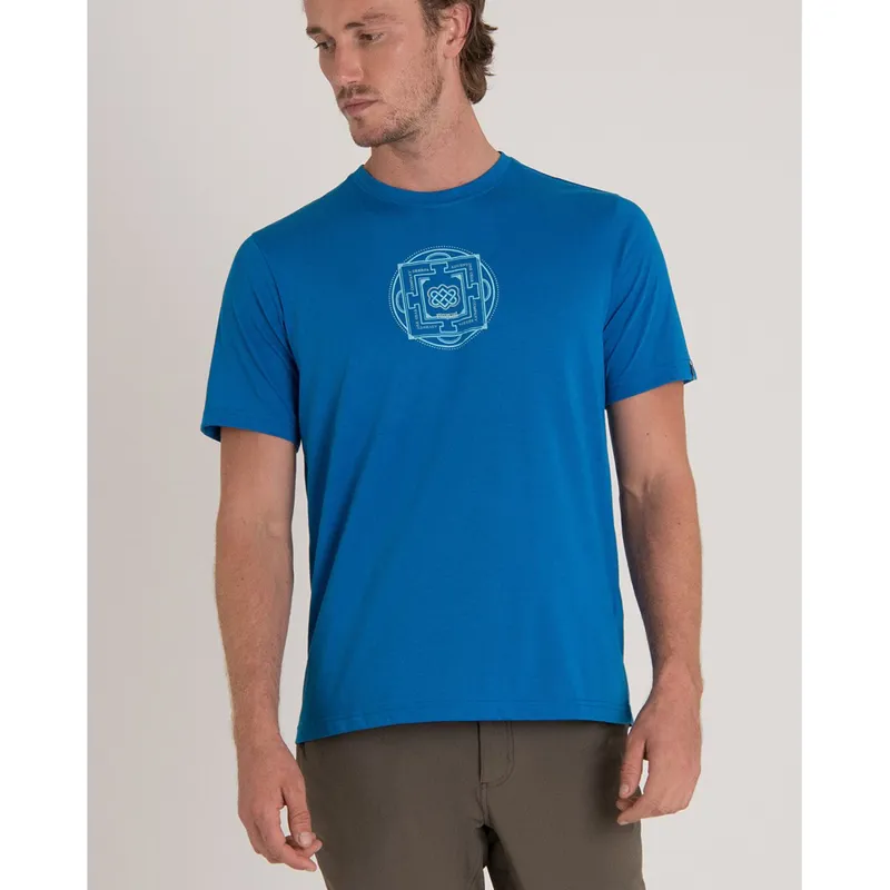 Sherpa Mens Mandal Tee Kongde Blue-1