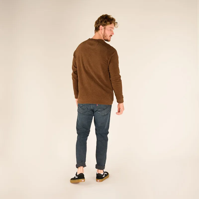 Sherpa Mens Rolpa Crew Caramel-2