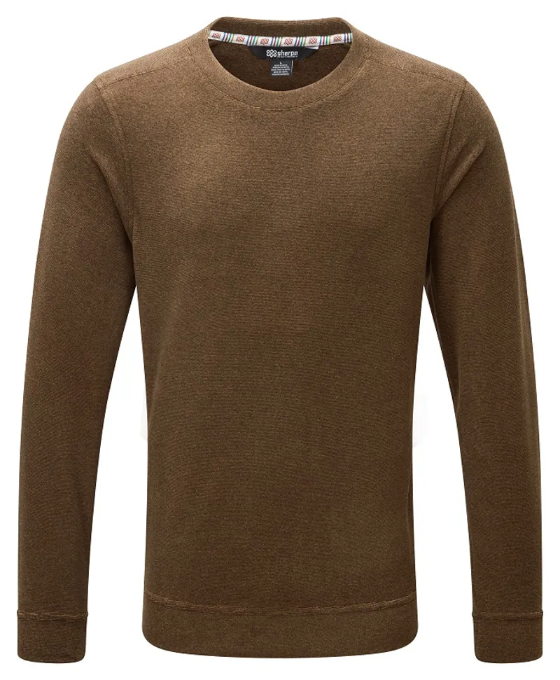 Sherpa Mens Rolpa Crew Caramel