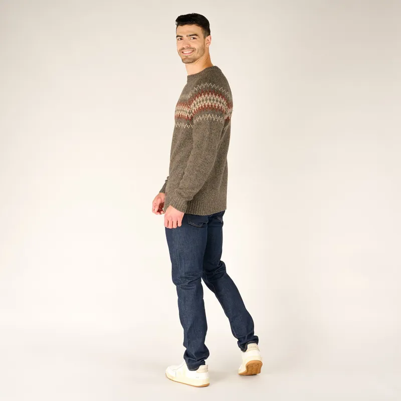 Sherpa Mens Dumji Crew Sweater Maato Grey-5