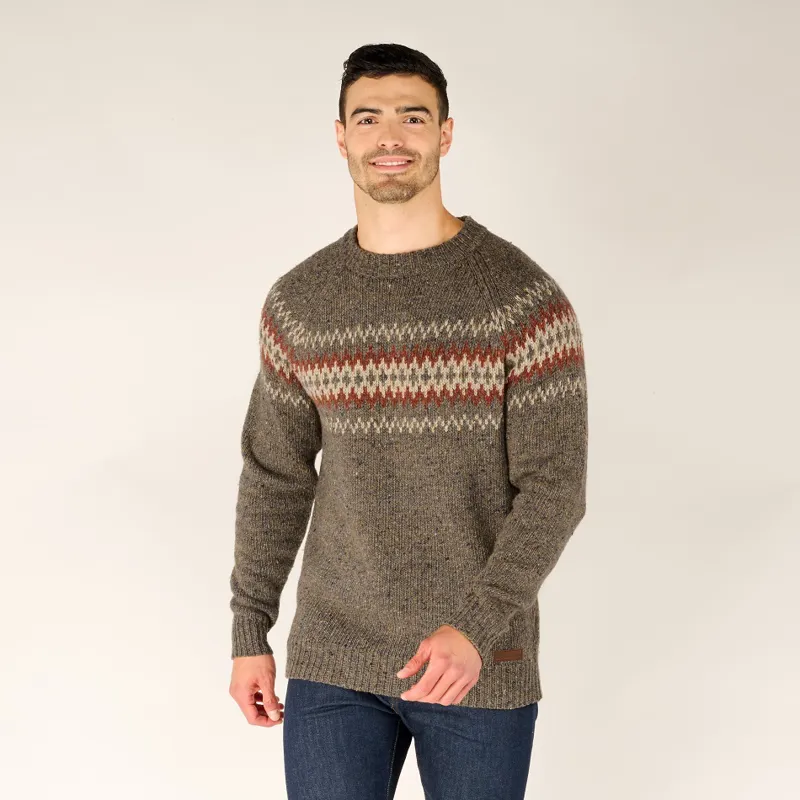 Sherpa Mens Dumji Crew Sweater Maato Grey-1