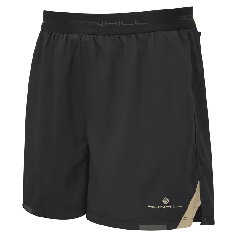 Ronhill Men's Tech Ultra 5 Short Black/Latte