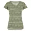 Sherpa Womens Neha V-Neck Tee Evergreen Tribal Geo