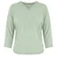 Sherpa Womens Asha V-Neck 3/4 Sleeve Top Thyme