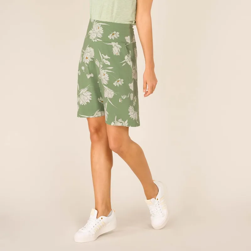 Sherpa Womens Padma Pull-On Skirt Thyme Lotus-3
