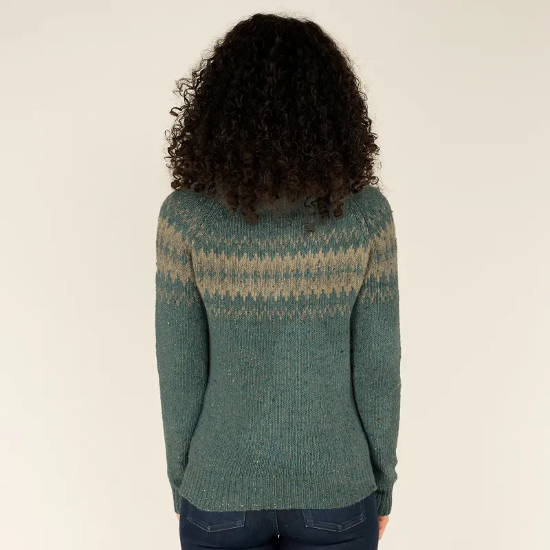 Sherpa Womans Dumji Crew Sweater Verdigris-2
