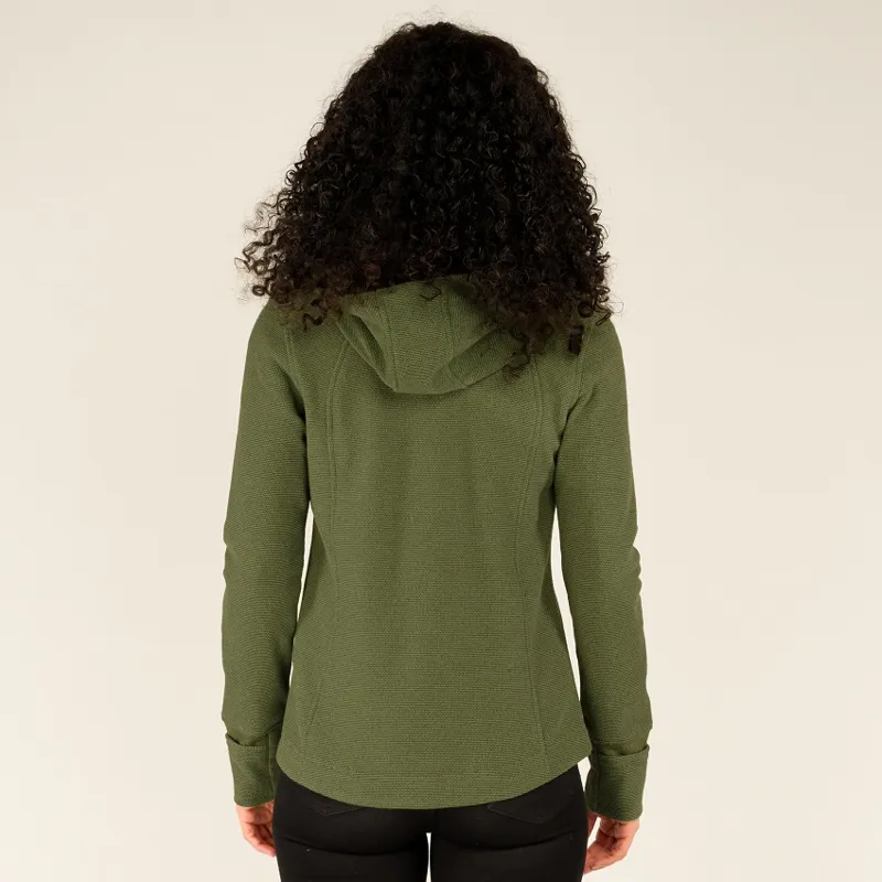 Sherpa Womens Kula Full Zip Hoodie Evergreen-2