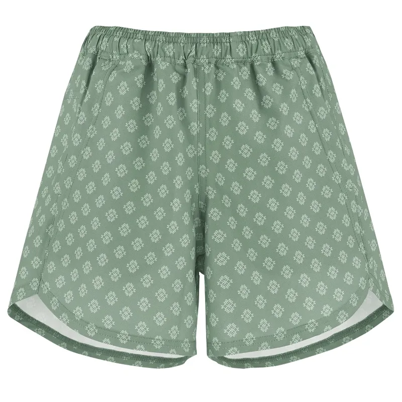 Sherpa Womens Sajilo Pull-On Short Thyme Micro Geo