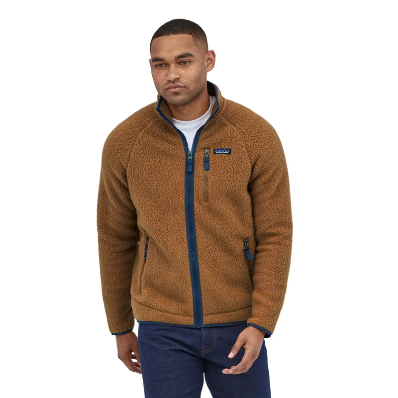 Patagonia Retro Pile Mens Fleece Jacket in Bear Brown -1