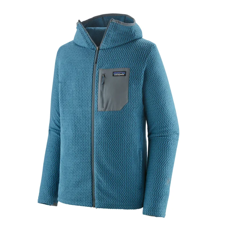 Patagonia Mens R1 Air Full-Zip Hoody in Wavy Blue