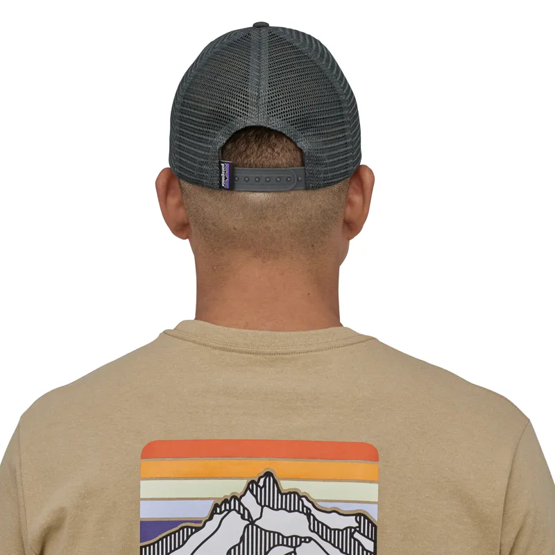 Patagonia P-6 Logo LoPro Trucker Cap Forge Grey-2