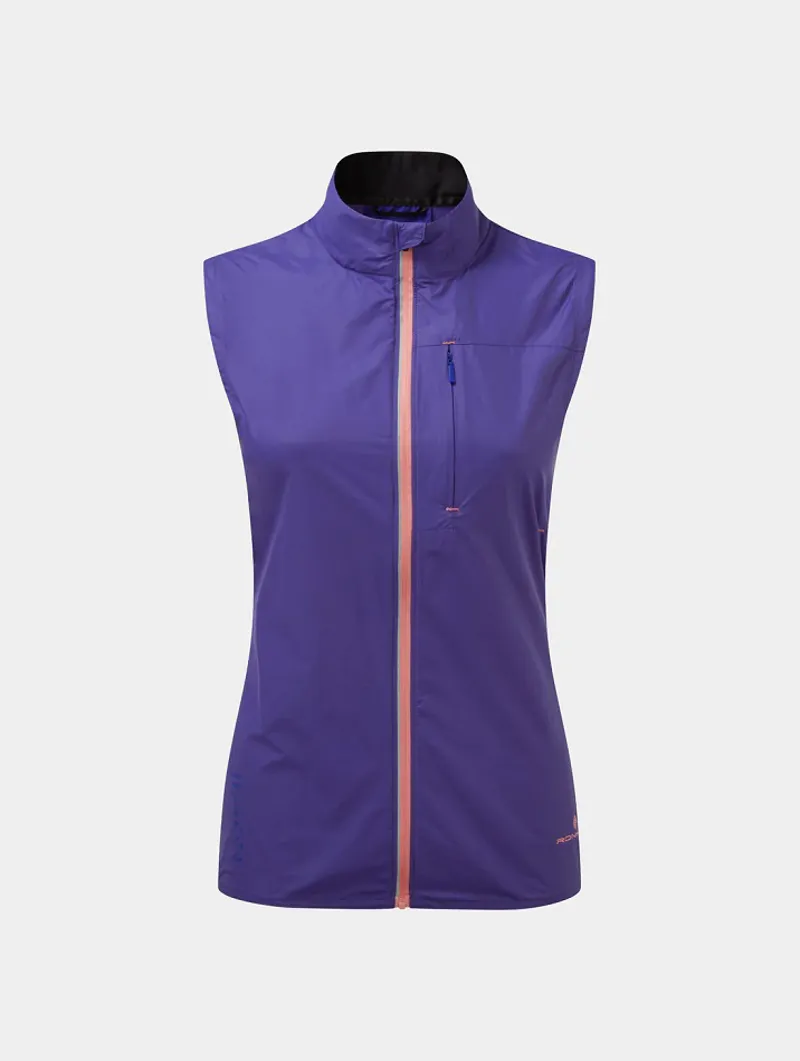 Ronhill Womens Tech LTW Gilet Indigo/Blush