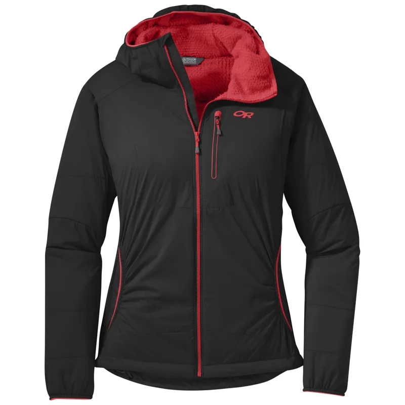 Outdoor Research Ascendant Womens Hoody Black/Flame